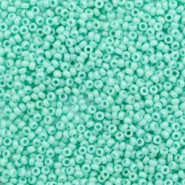 Miyuki rocailles Perlen 15/0 - Duracoat opaque sea opal green 15-4475